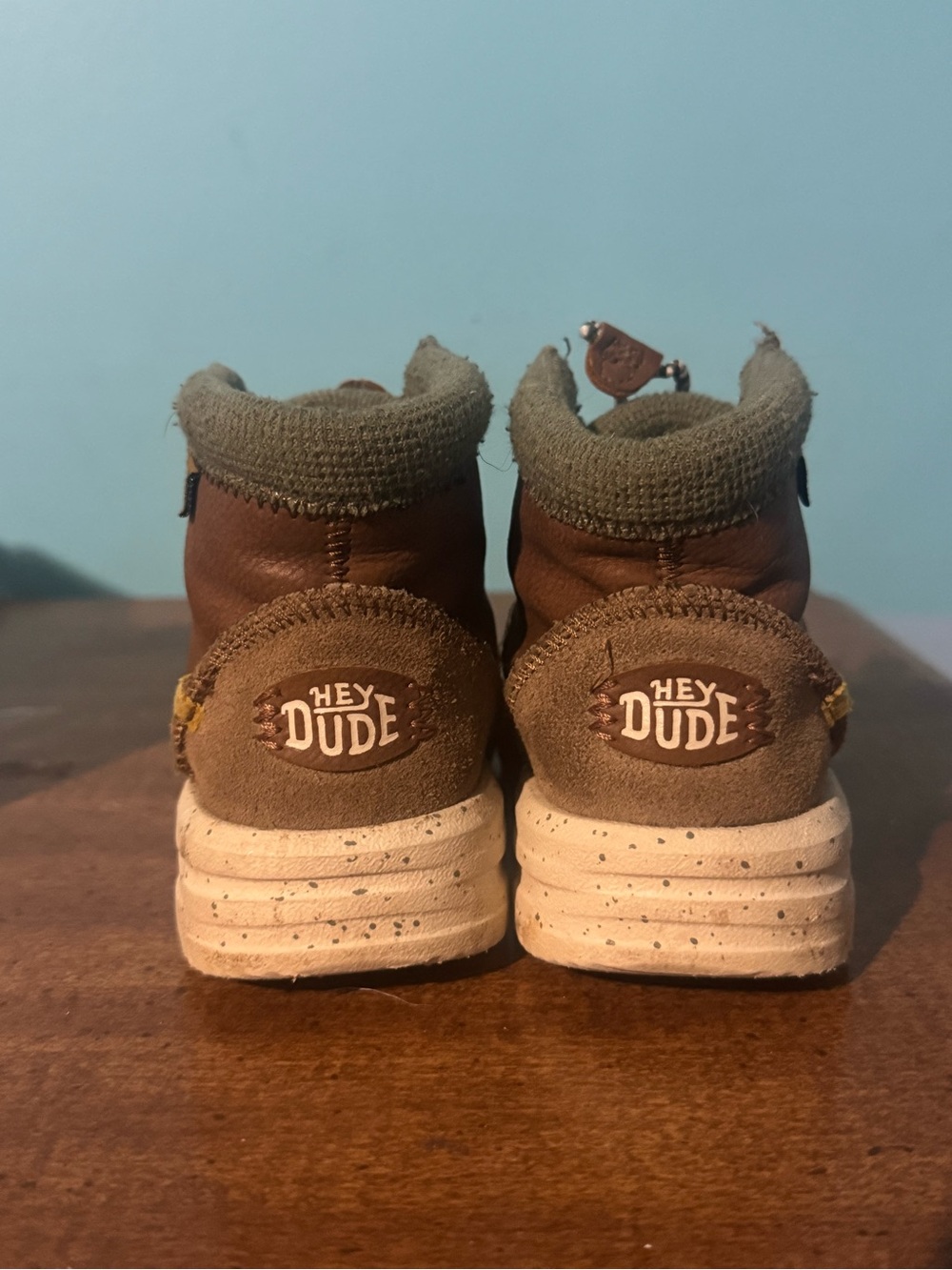Hey Dude Kids Brown Ankle Boots